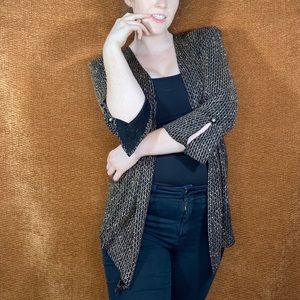 90s glitter cardigan, size M/L